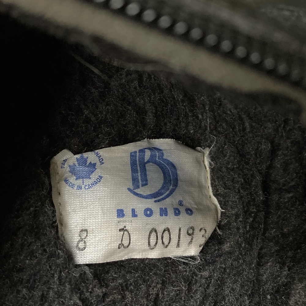 Blondo Men's Black Leather Wool-Lined Insulated Zip Mid Winter Boots Sz M8 - Picture 11 of 11